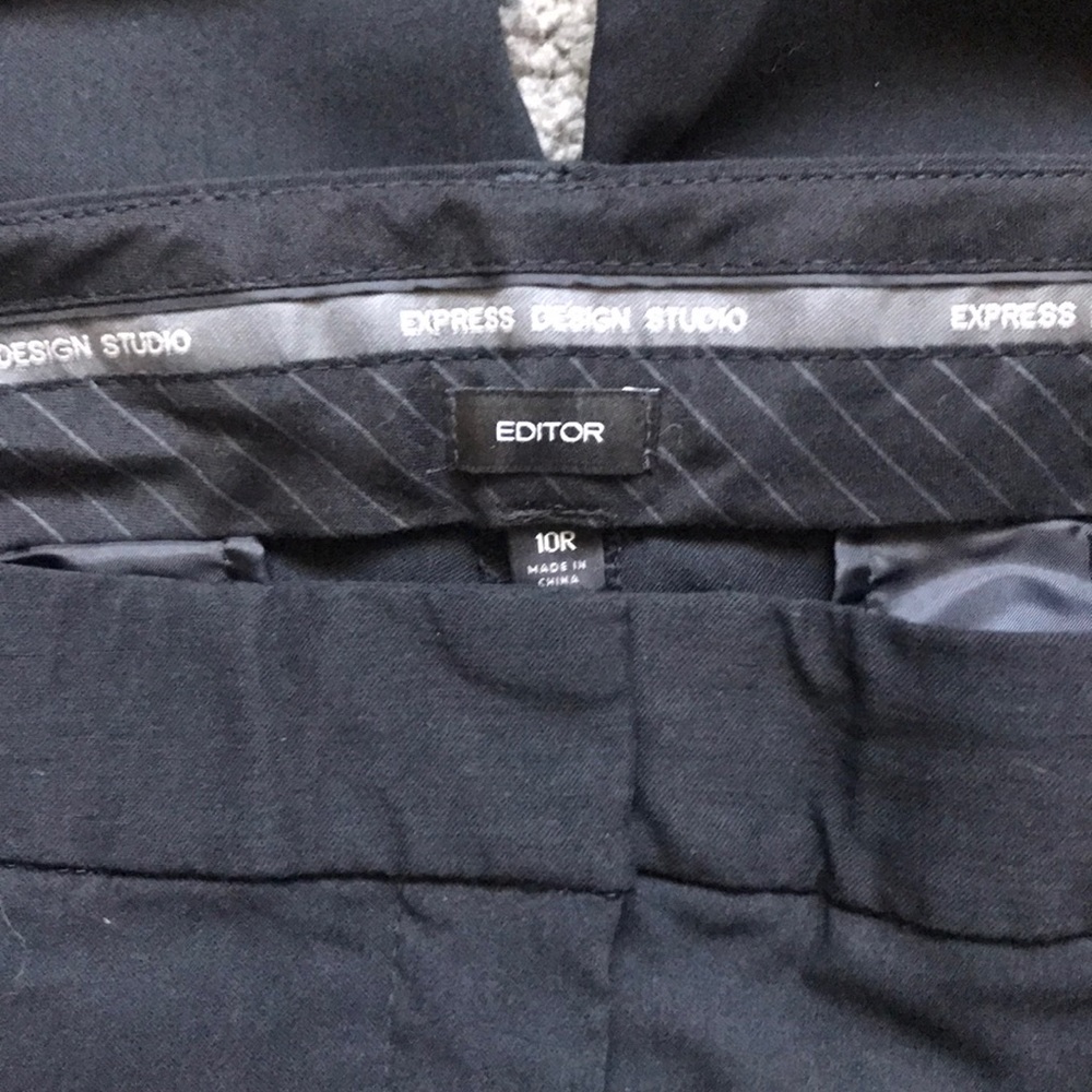 Express Editor flare pants